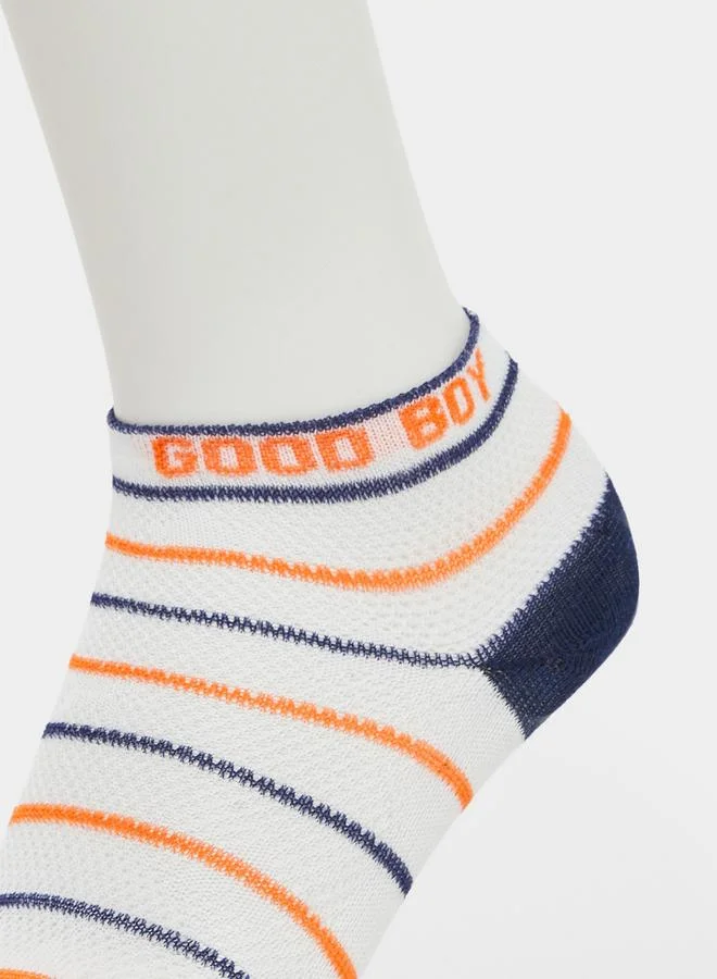 Styli Pack of 5 - Boys Cotton Ankle Socks